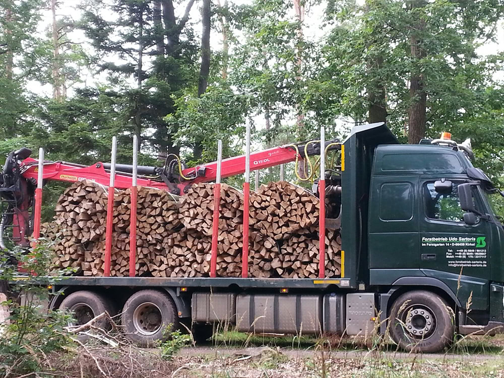 Holztransport - Forstbetrieb Sartoris